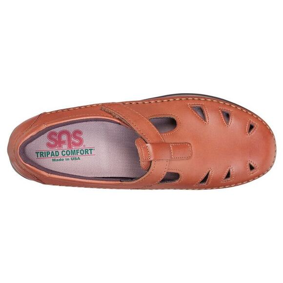 SAS Roamer Chestnut Brown Slip On Loafer Womens 8S Comfort Shoes NEW - Picture 8 of 12